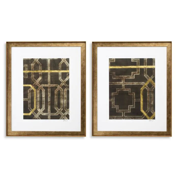 Eichholtz Kunstdruck Trellis Pattern by Ethan Harper II