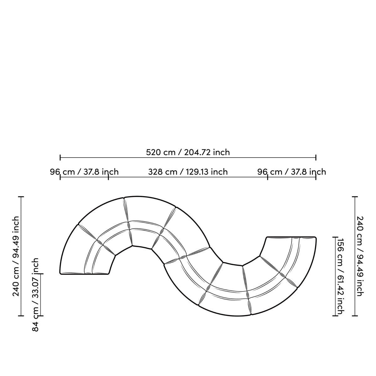 Eichholtz Modular Sofa Lindau Eichholtz 117132