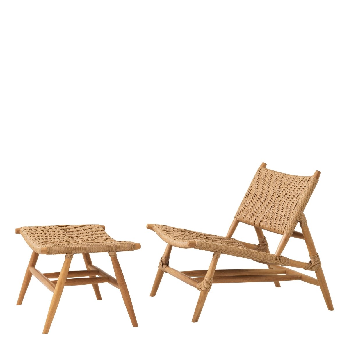 Eichholtz Outdoor Sessel und Hocker Laroc Eichholtz 117381