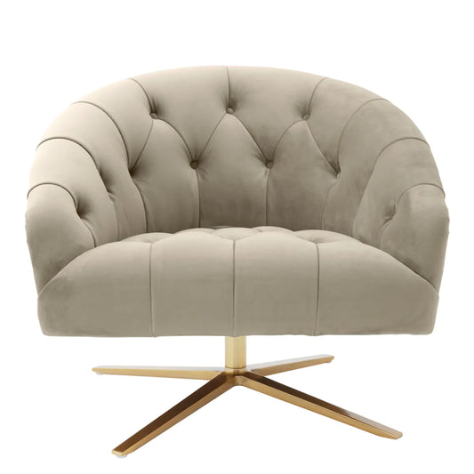 Eichholtz swivel chair Gardner
