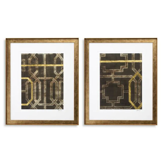 Eichholtz Kunstdruck Trellis Pattern by Ethan Harper II