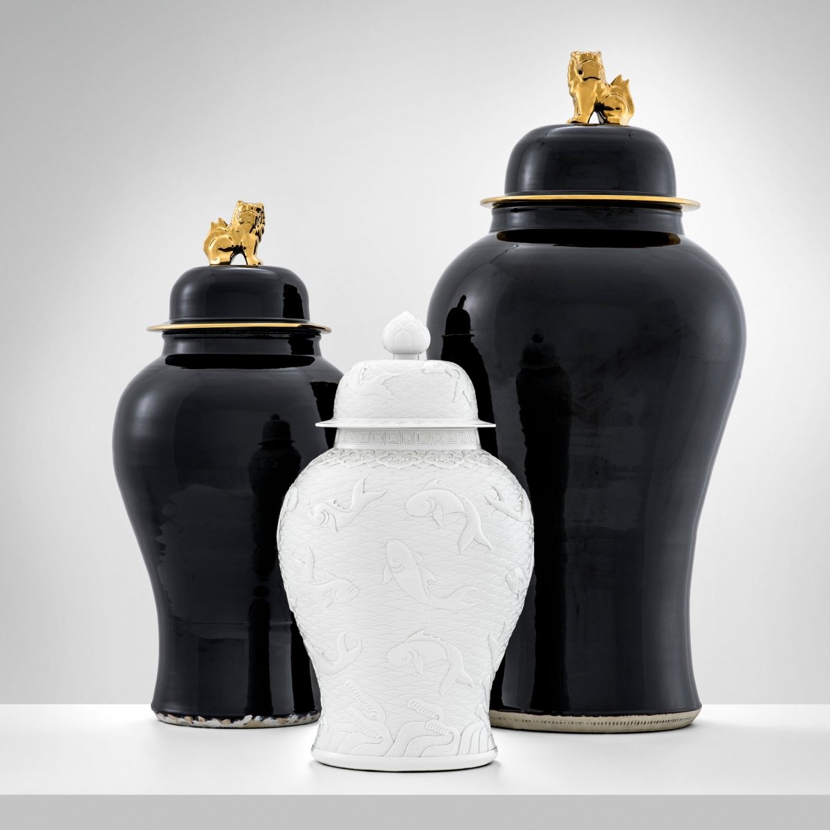 Eichholtz Dekoobjekt Vase Golden Dragon L Eichholtz 110687