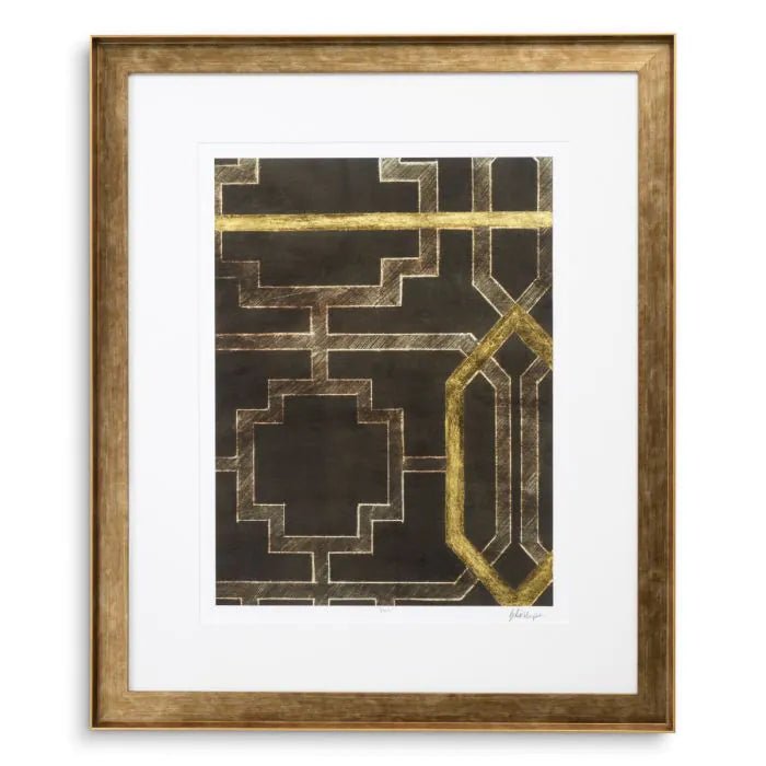 Eichholtz Kunstdruck Trellis Pattern by Ethan Harper II Eichholtz 120744