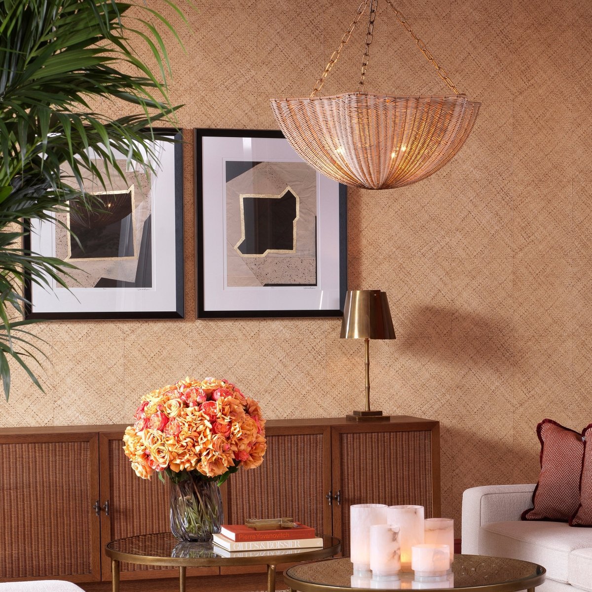 Eichholtz Kunstdrucke Creased Umber by Vanna Lam Eichholtz 119748