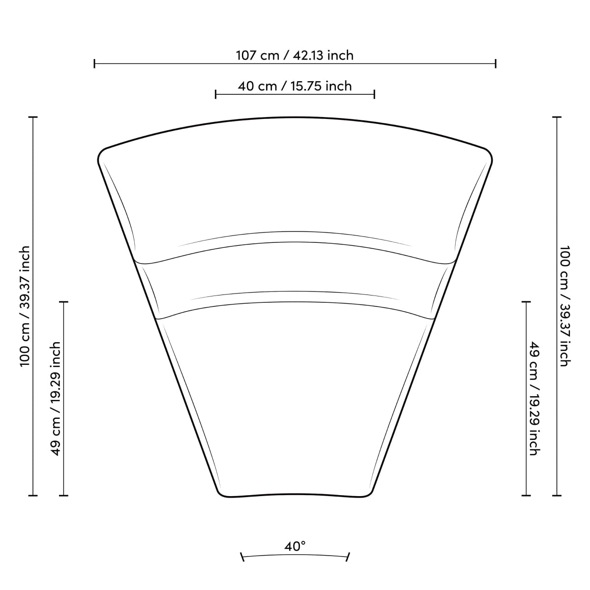 Eichholtz Modular Sofa Lindau - Innenecke (inneres Modul) Eichholtz 116817