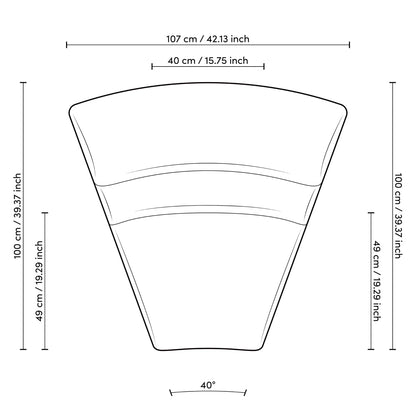 Eichholtz Modular Sofa Lindau - Innenecke (inneres Modul) Eichholtz 116817