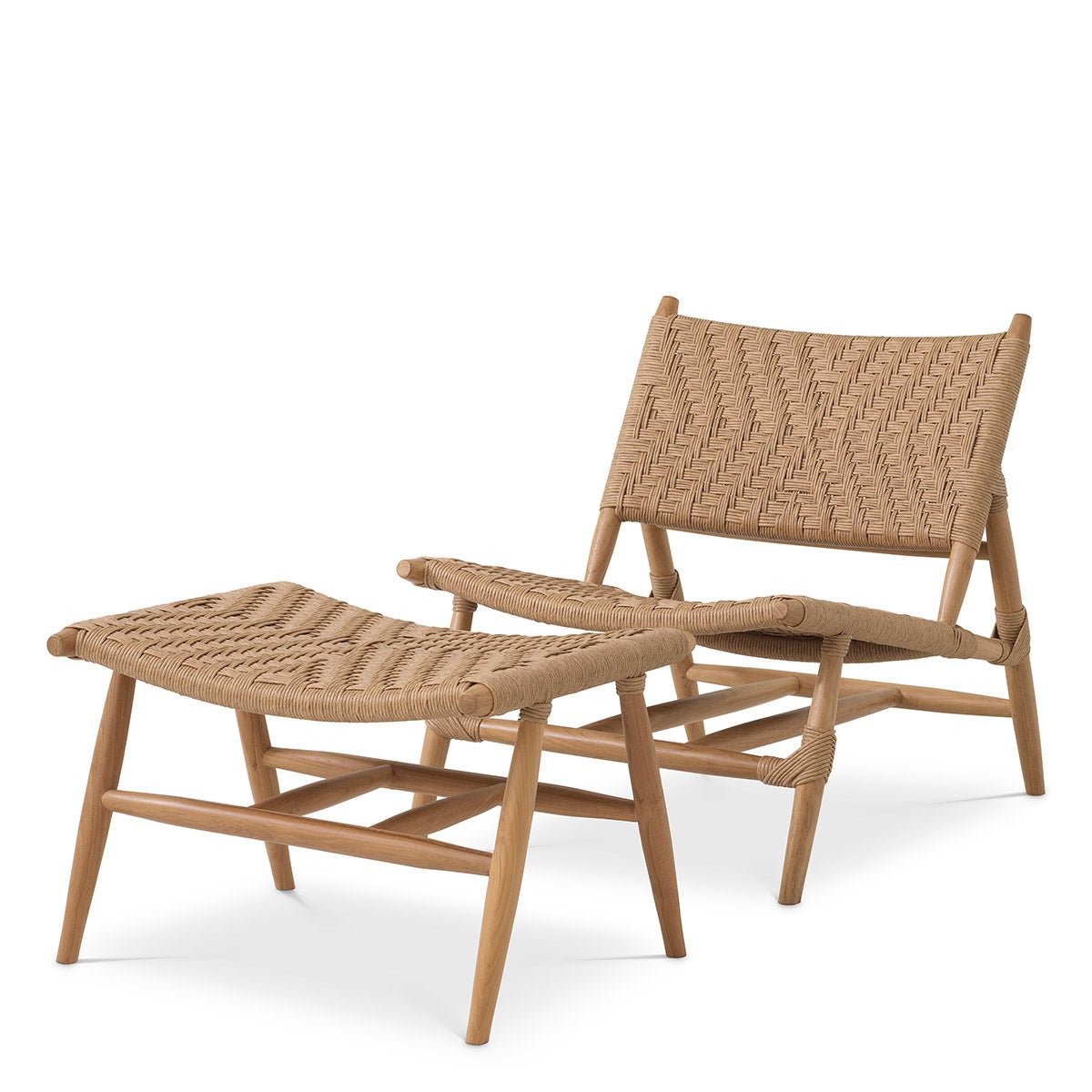 Eichholtz Outdoor Sessel und Hocker Laroc Eichholtz 117381