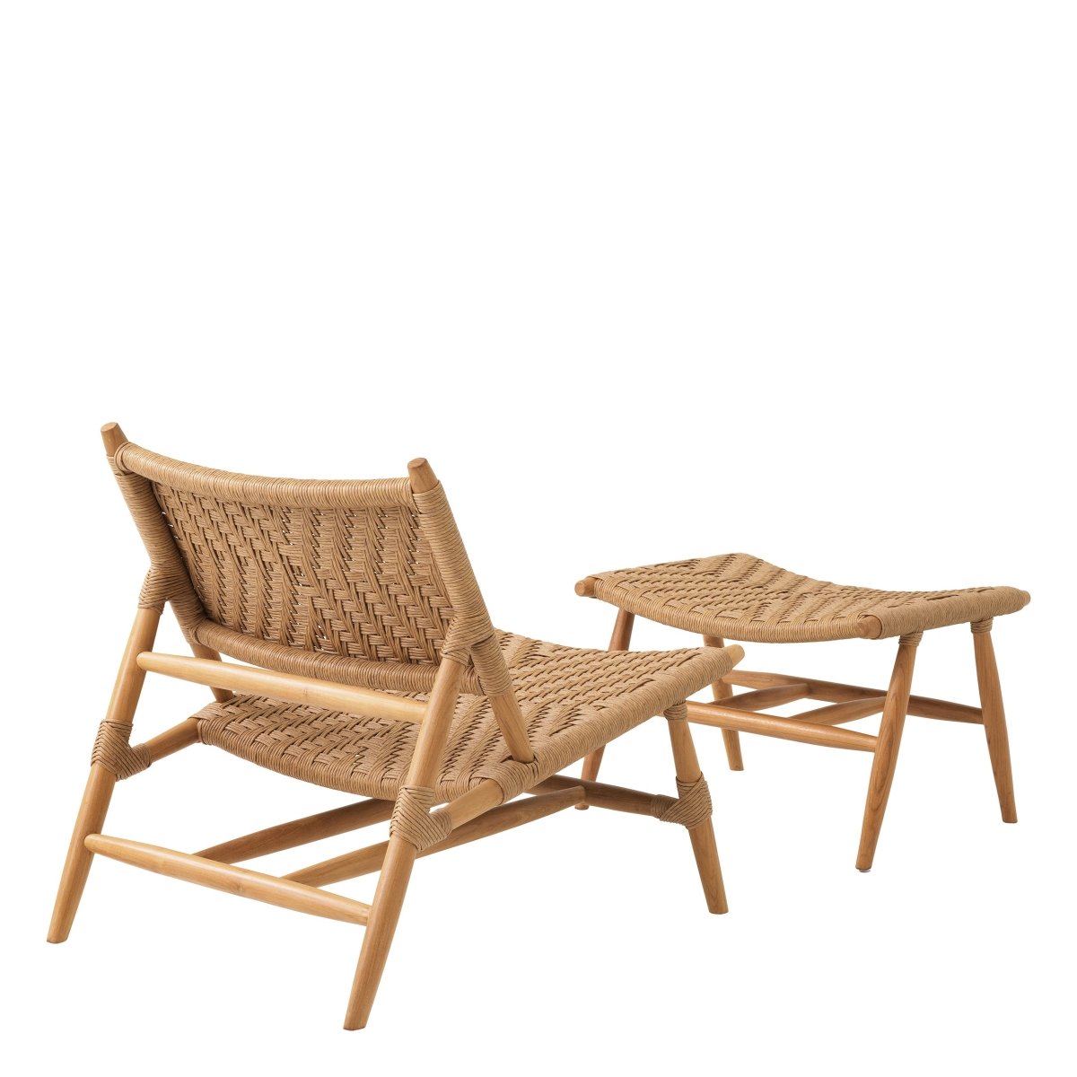 Eichholtz Outdoor Sessel und Hocker Laroc Eichholtz 117381