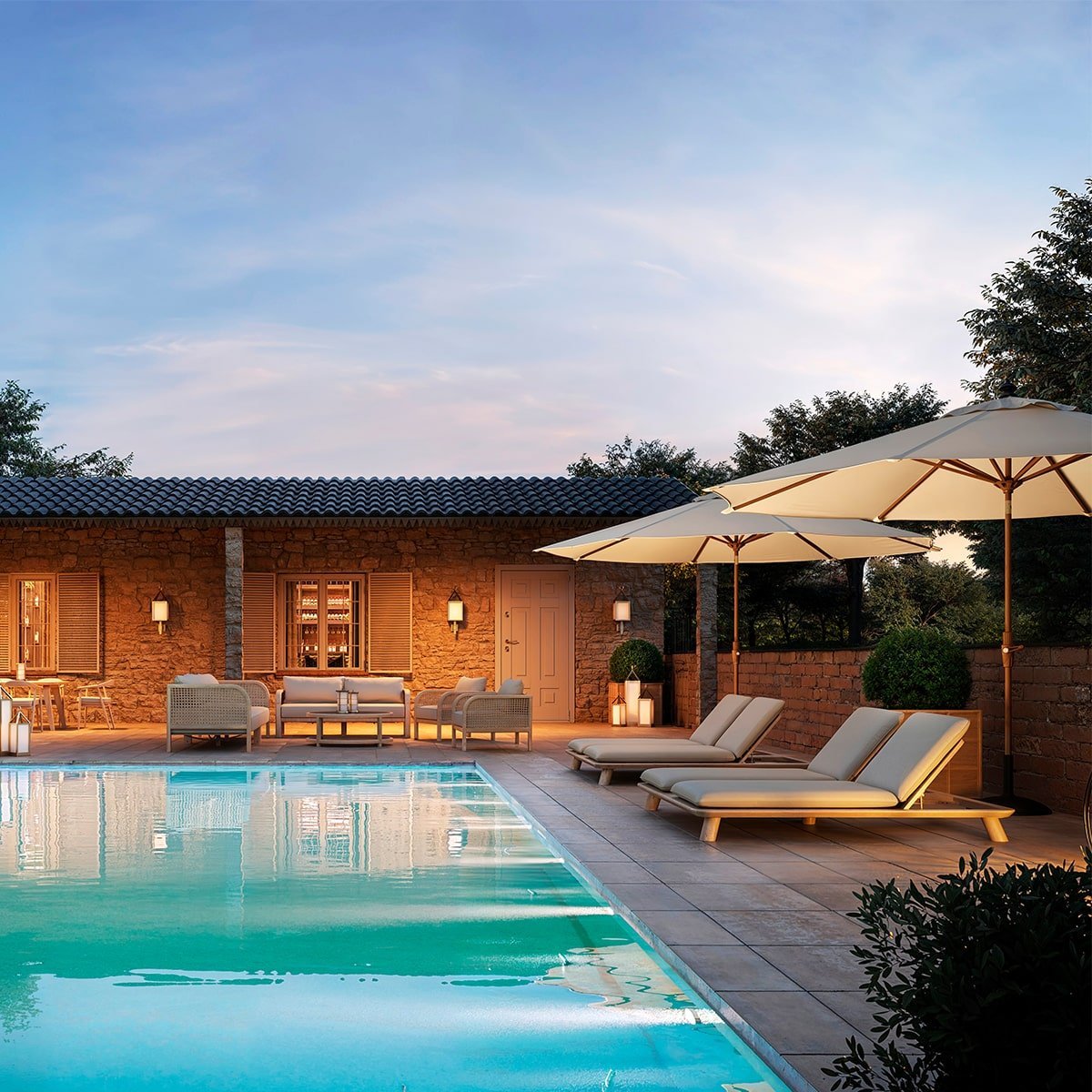 Eichholtz Outdoor Sonnenliege Weston Eichholtz 119557