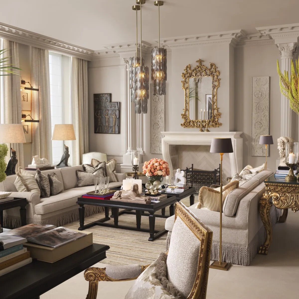 Eichholtz Tierstatue Sphinx of Hatshepsut Eichholtz TM0083